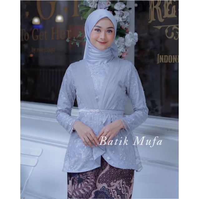 SET COUPLE AVEENA GREY | KEBAYA WISUDA KEBAYA LAMARAN KEBAYA TUNANGAN KEBAYA COUPLE TERBARU