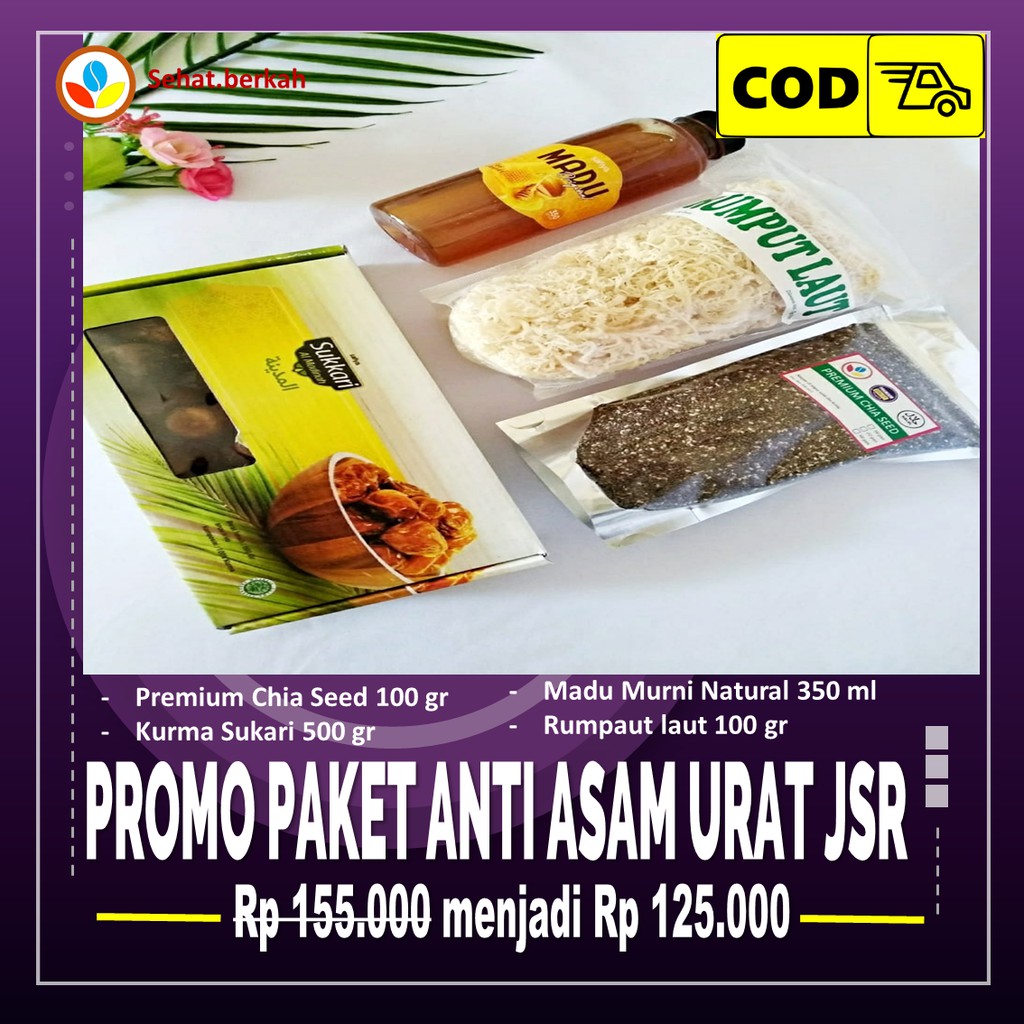 Asam Urat JSR | Obat Asam Urat Herbal | Paket Hemat Asam Urat JSR