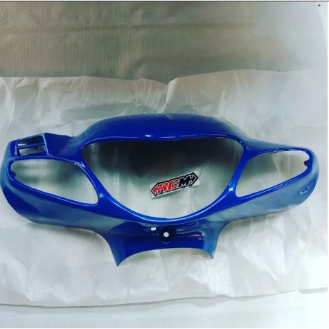 COVER HANDLEBAR TOTOK BATOK KEPALA COVER HEADLIGHT DEPAN DPN SUZUKI SATRIA 2T 2TAK 2 TAK SATRIA HIU KOPLING COPLINGNEW 06 2006 BIRU BLUE MERAH RED BLACK HITAM LOKAL JAMINAN KUALITAS