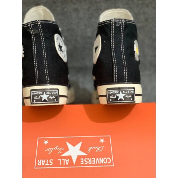 (FREE PAPER BAG CONVERSE) TERMURAH SEPATU CONV3RSEE HIGH PEACE MINUSONE BLACK WHITE