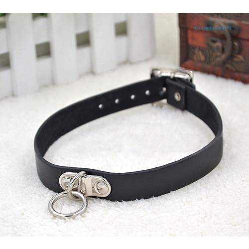 SK0006 - Leather Choker Gothic Adjustable Model Korea Kpop BTS EXO NCT