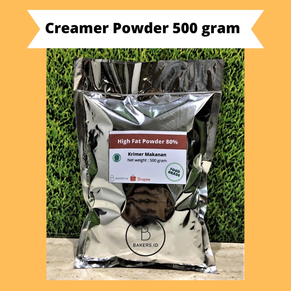 

500 gram HIGH FAT POWDER 80% / CREAMER MAKANAN / KRIMER INDUSTRI MAKANAN DAN BAHAN BAKU KUE