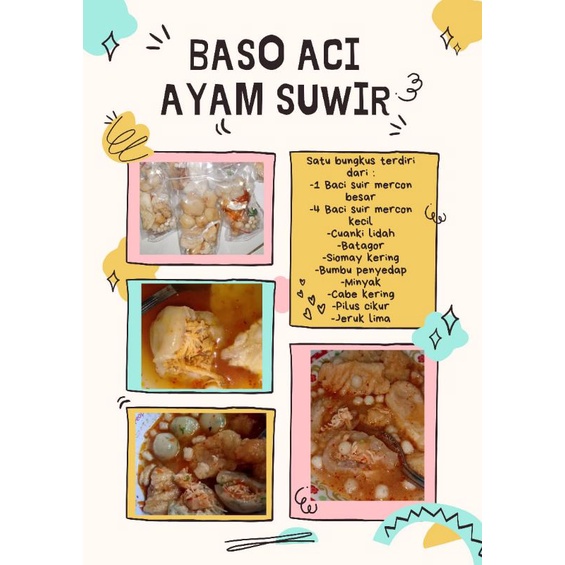 

BASO ACI AYAM SUWIR MERCON PEDAS