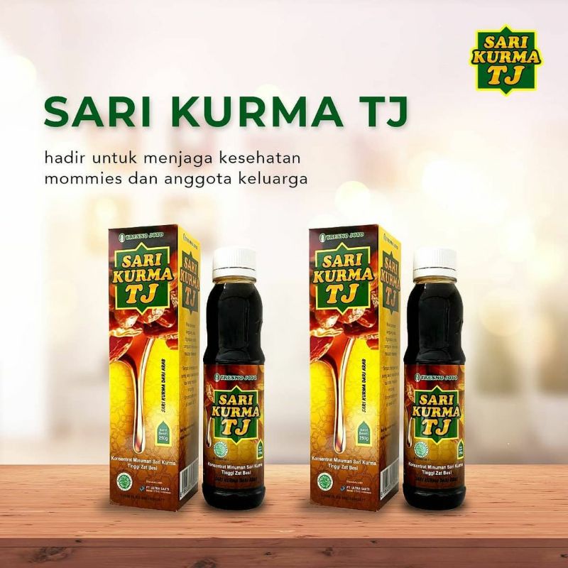 (HAFIZSTORE) Sari kurma TJ Asli Tinggi Zat Besi 250 gram