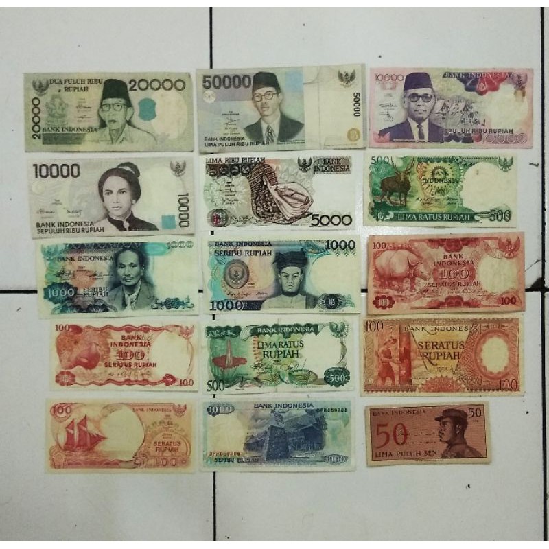 uang kuno Indonesia jual borongan