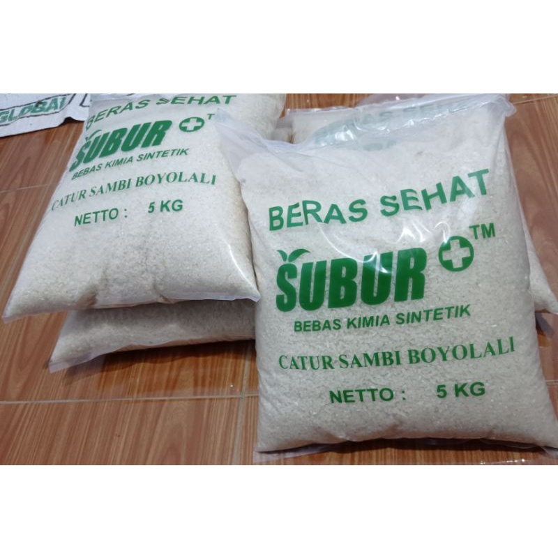 

BERAS PUTIH ORGANIK BERAS SEHAT MENTIK WANGI KEMASAN 5 KG