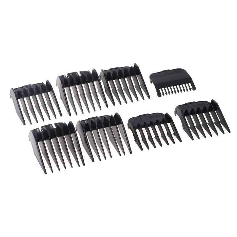 Promo 8Pcs Universal Hair Clipper Limit Comb Guide Attachment Size Barber