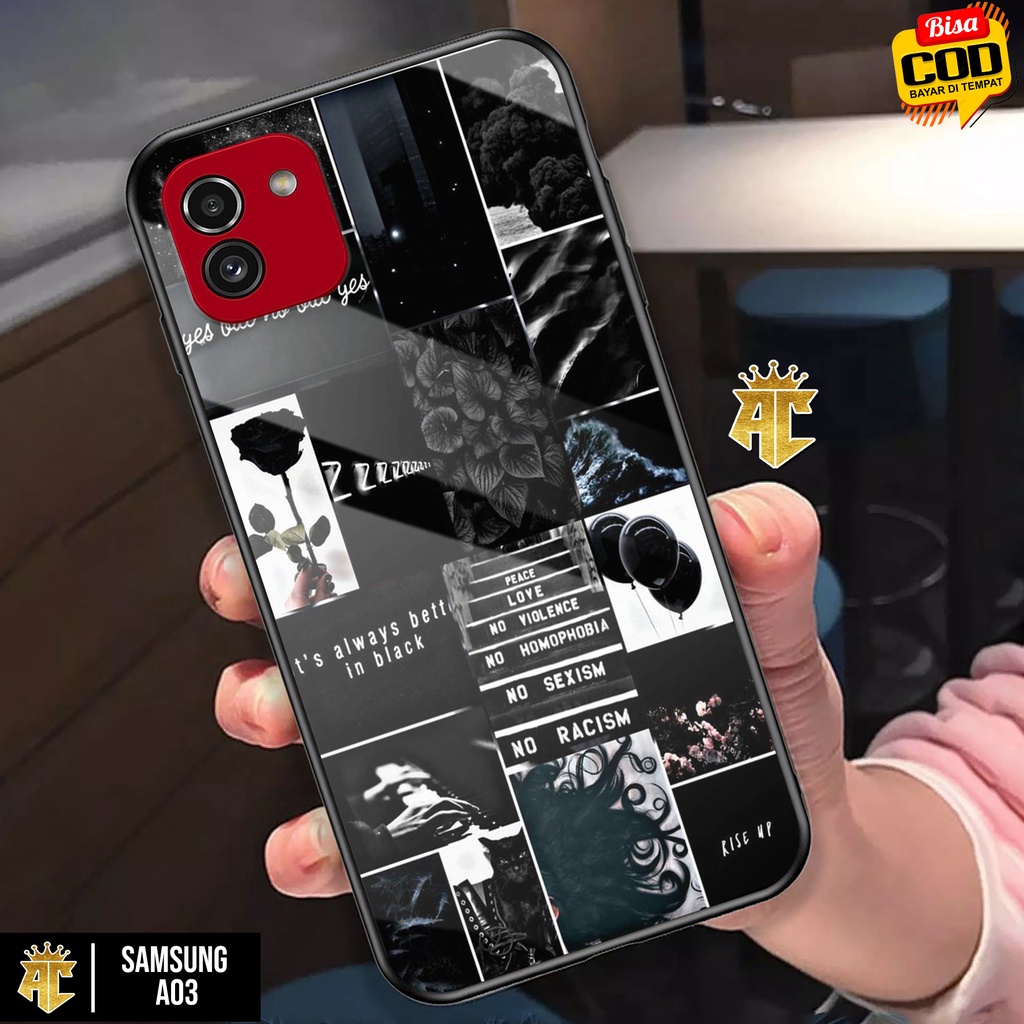 Case SAMSUNG A03 - Casing SAMSUNG A03 Terbaru 2021 AERO CASE [ MOTIF ESTETIK2 ] Silikon SAMSUNG A03 