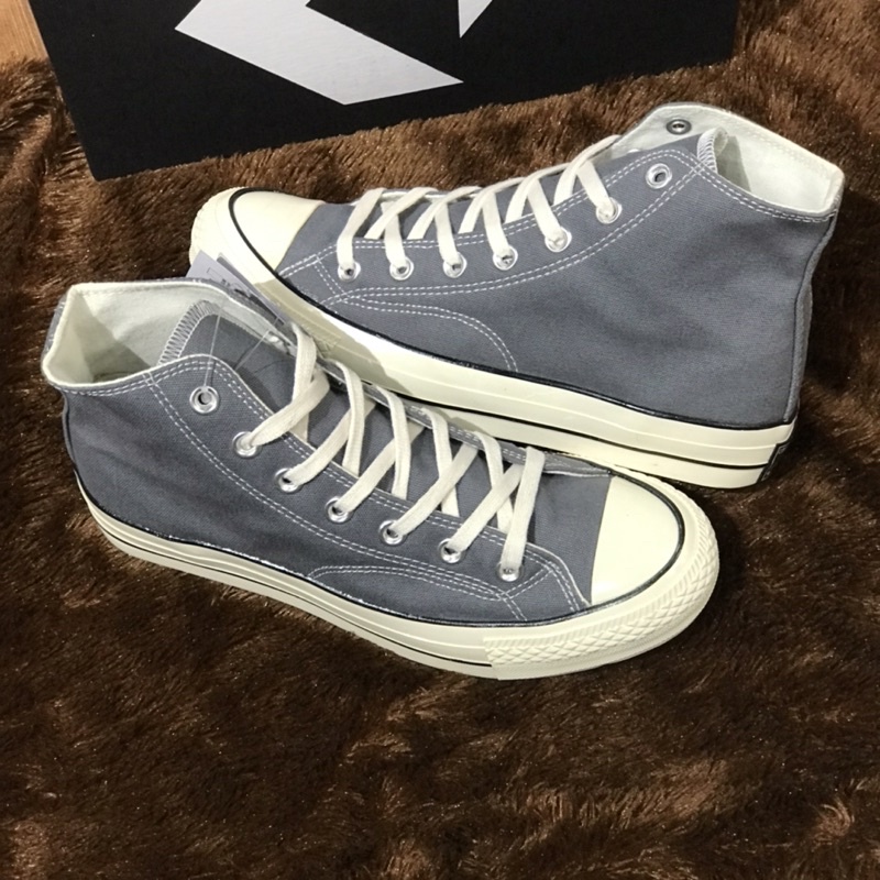 SEPATU CONVERSE 70S GREY HIGH GLOSY PREMIUM CONVERSE PRIA WANITA