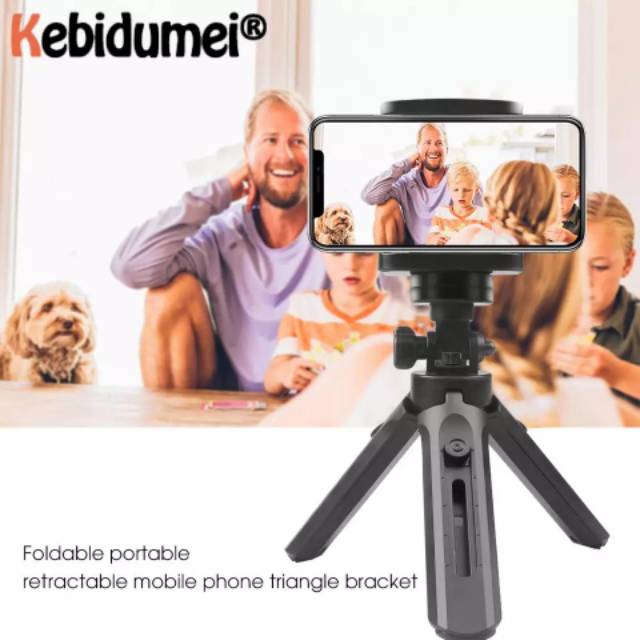 TRIPOD SUPPORT MINI HOLDER U EXTENDEBLE STANDING PHONE HP KAMERA TONGSIS VLOGER YOUTUBER ORIGINAL