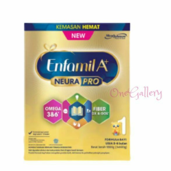 Enfamil A+ 1 [3 x 600gr] 1800gr MFGM Pro