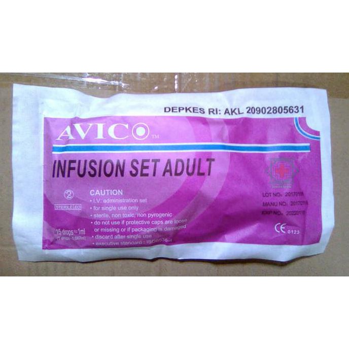 INFUS SET DEWASA AVICO - INFUSION SET AVICO