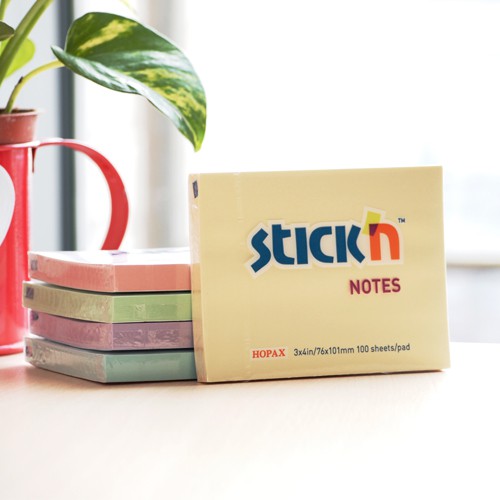 

Stick'n Regular Notes 21008 ( 3x4 ) Pastel Yellow / memo tempel murah