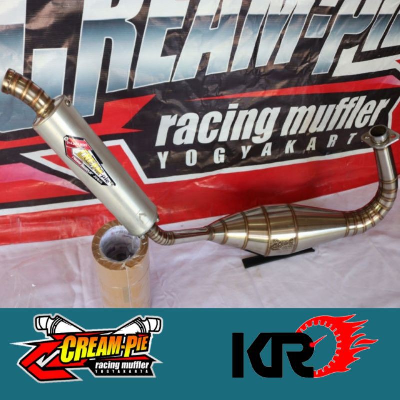 Knalpot Creampie Stainless Balap Road Race RX King 100% Asli