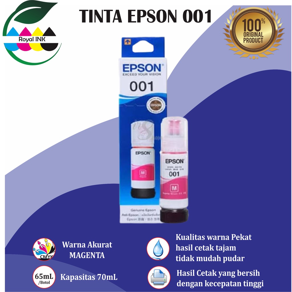 Tinta Epson 001 PREMIUM(COMPATIBLE)  L4150 L4160 L6160 L6170 L6190-PCS