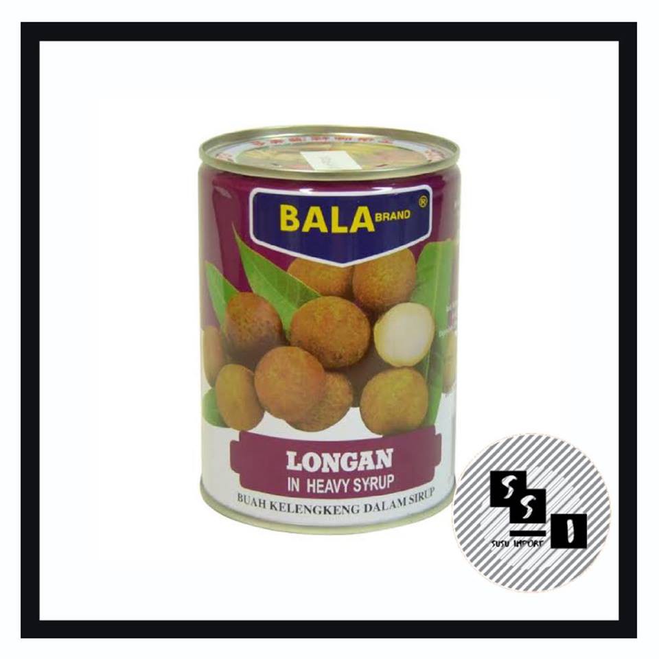 

Bala Brand Longan/ Longan Kaleng/ Buah Kaleng / Kelengkeng Kaleng 565g