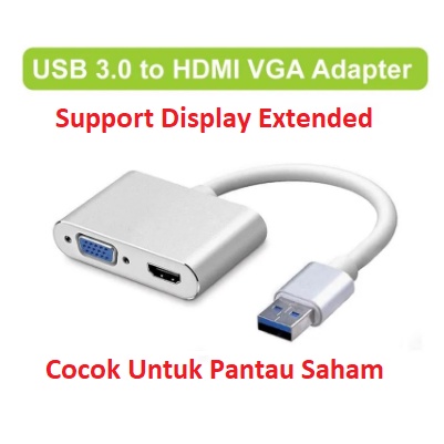 USB to HDMI VGA Konverter USB to VGA HDTV Adapter Converter USB 3.0