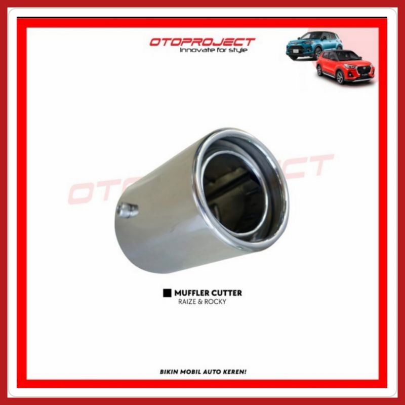 Buntut Knalpot Muffler Cutter Raize / Rocky