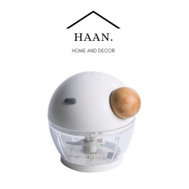 chopper putih/chopper estetik/chopper manual/manual food chopper/mini choper/choper manual