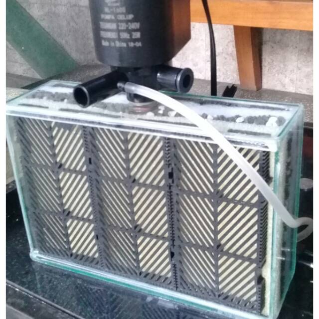 Filter aquarium tanpa kuras ukuran besar 1 set dengan ...