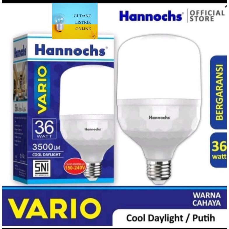 LAMPU LED HANNOCHS VARIO 6 WATT,12 WATT,18WATT,22WATT,30WATT,36WATT,45WATT,50 Watt