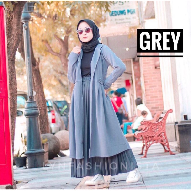 VIKA CARDY/LONG OUTER CARDIGAN WANITA MUSLIMAH /KARDIGAN PREMIUM