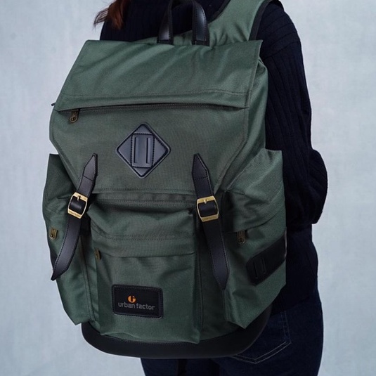 BRAIN STROM ARMY |ManNeedMe x URBAN| Tas Ransel Punggung Pria Wanita Backpack Kuliah / Kerja ORI