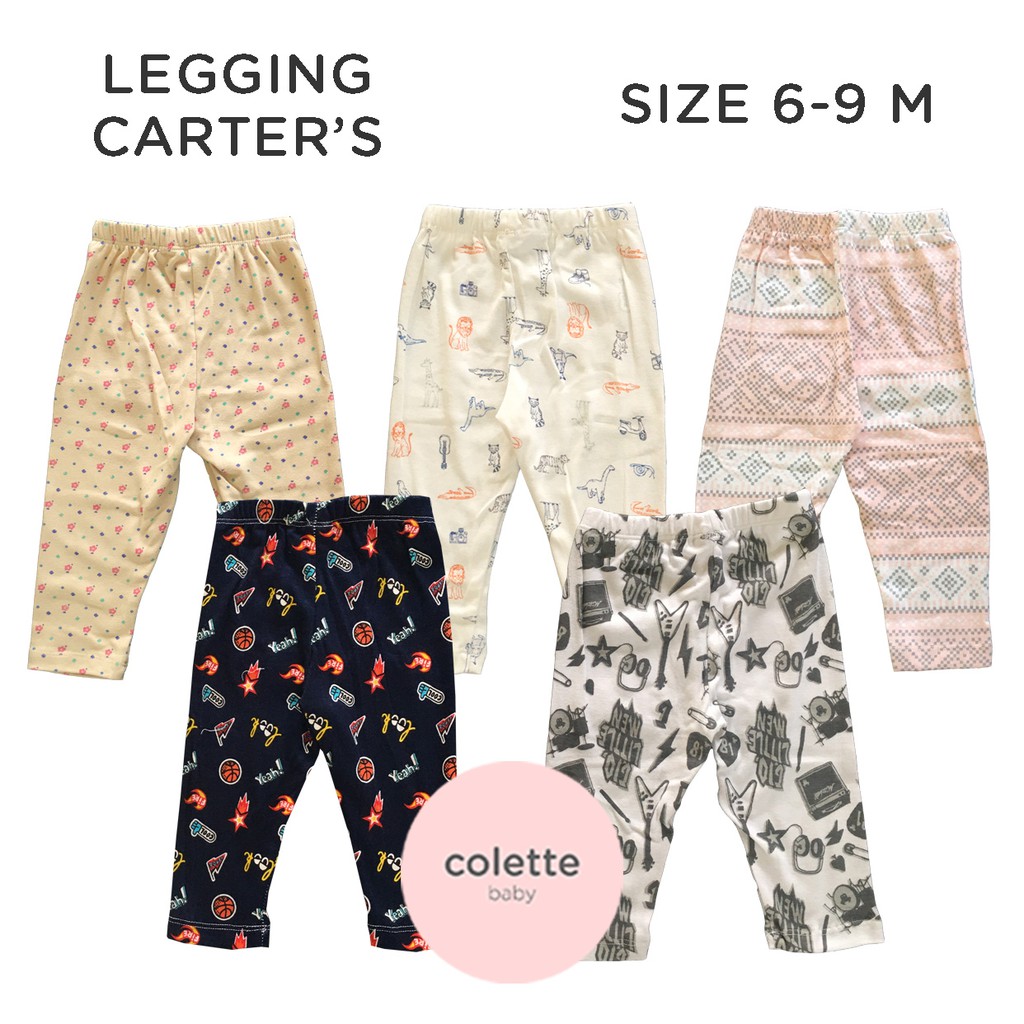 LEGGING CARTER'S | Legging Bayi | Legging Anak | Celana Legging Bayi