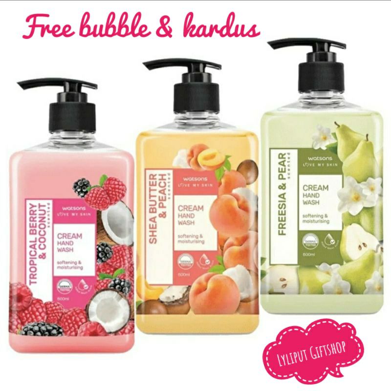 sabun cuci tangan pump watson watsons murah 500 ml foaming hand wash 300ml