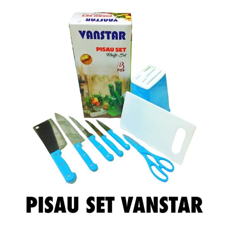 

Knife Set/ Pisau Set VanStar 8 Pcs