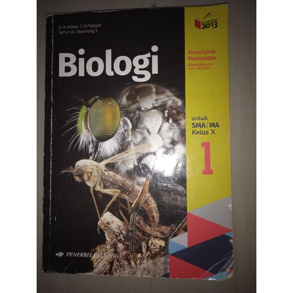 BUKU BIOLOGI KELAS 10 EDISI REVISI KURIKULUM 2013 PENERBIT ERLANGGA