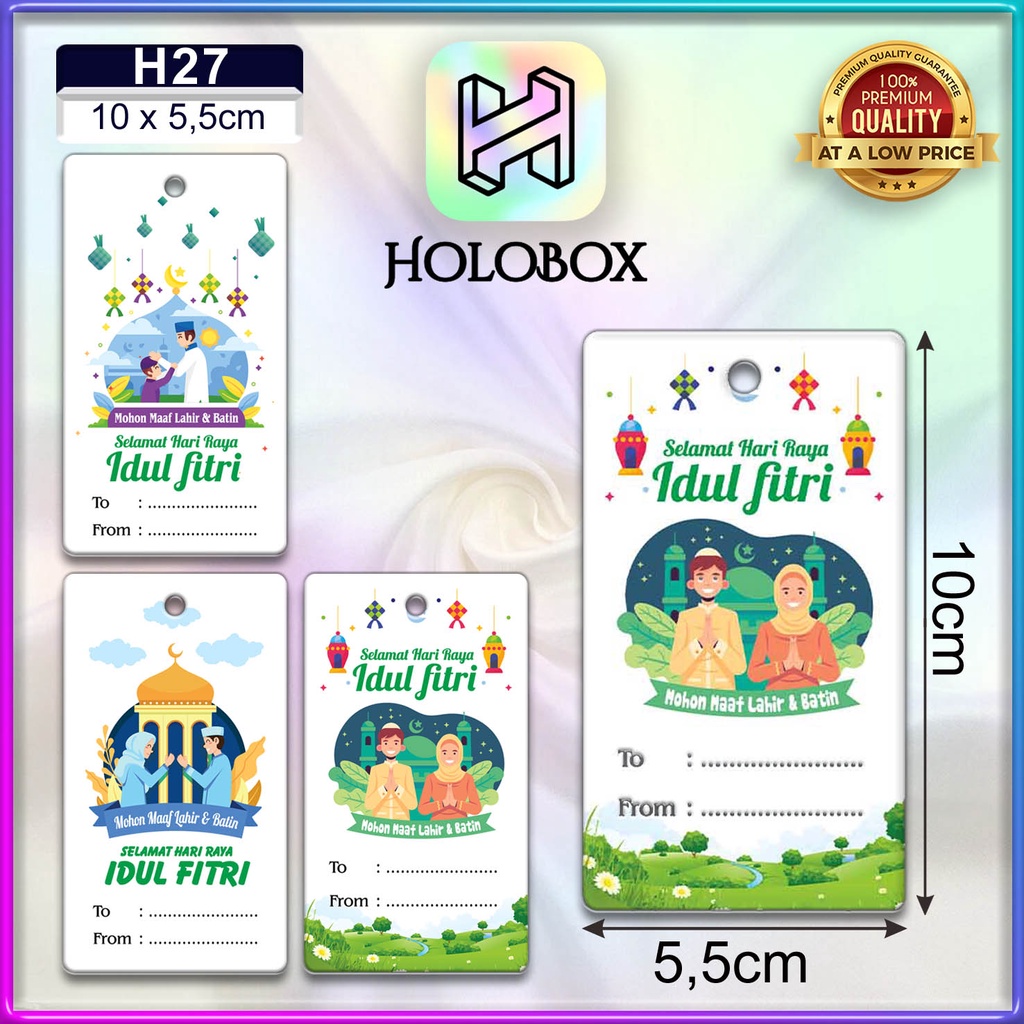 

Hang Tag – Label baju - Hang Tag Idul Fitri 5,5x10 | H27