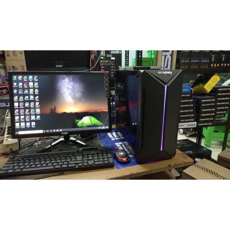 Pc gaming i7 ssd120 vga 4gb - led 19 inci