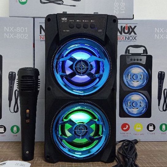 speaker bluetooth portabel karaoke free mic PJ 81/82 speaker aktif termurah-3