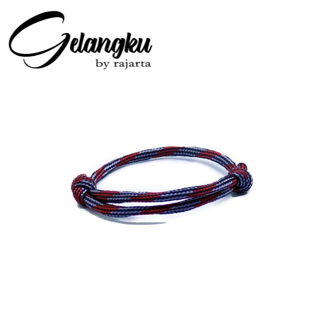 7.7 BIG SALE Gelang Paracord 7 Strand 4Mm Model Simpel