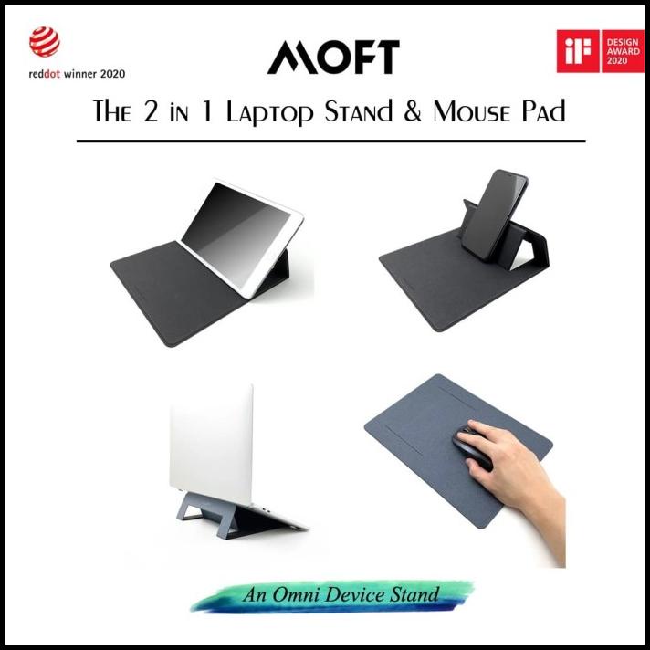 Moft 2 In 1 Laptop Stand &amp; Mouse Pad
