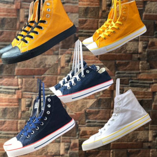 Sepatu Converse TERBARU sneakers height boot+box