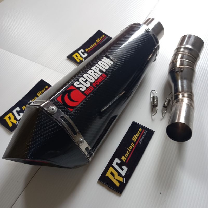 Knalpot SCORPION Red Power Slip On Cbr250rr cbr150 cb150