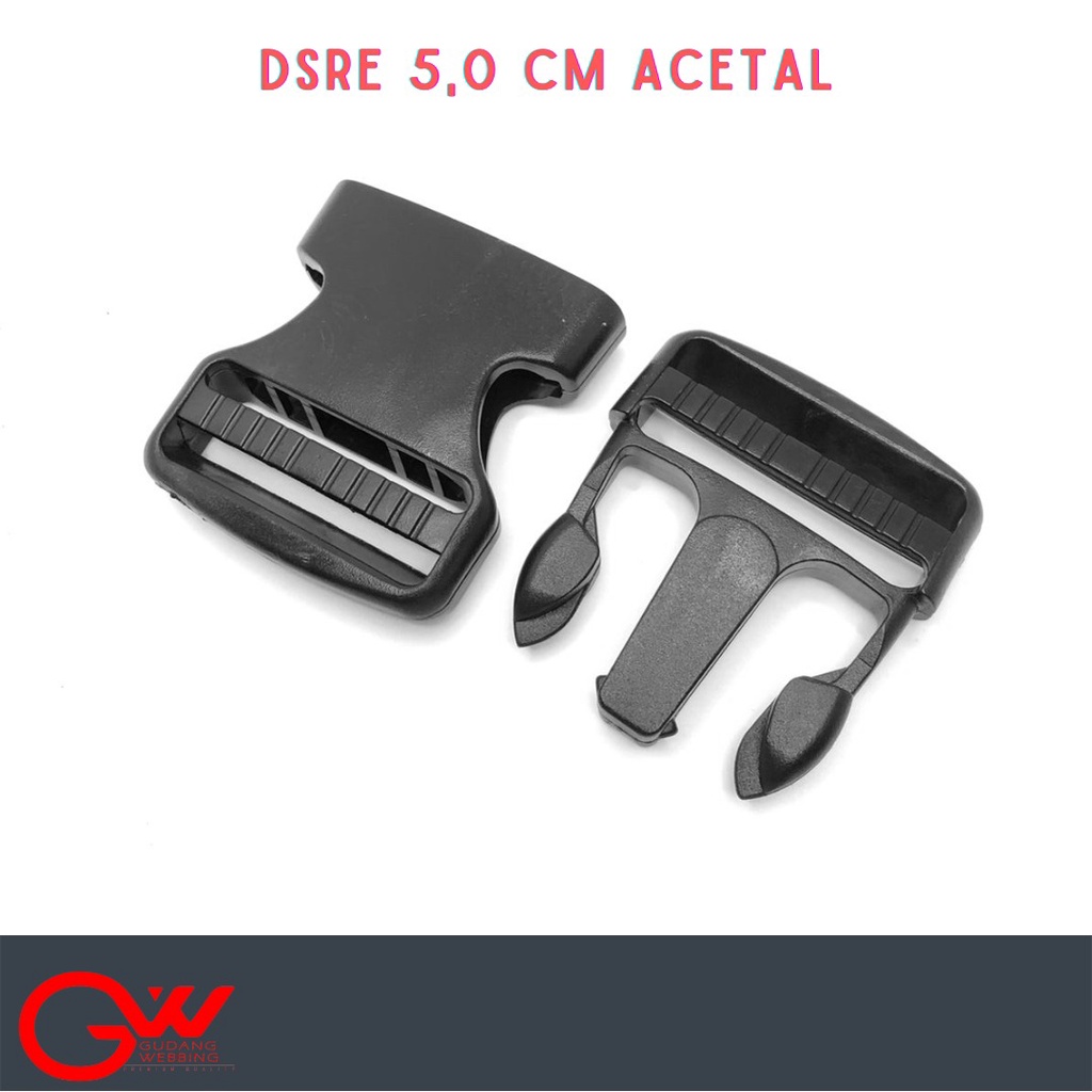 KUNCI SODOK 5 CM / SELOT ACETAL / DSRE 5,0 CM HITAM ACT