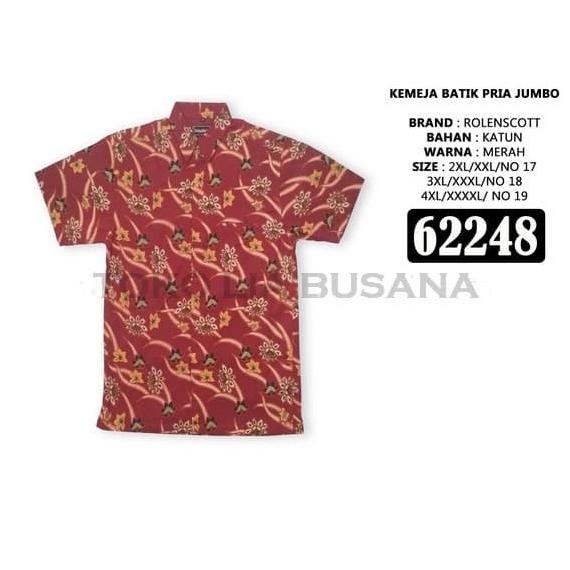 Kemeja Batik Pria BIG SIZE ukuran Double XL Triple XL 2XL 3XL 4XL