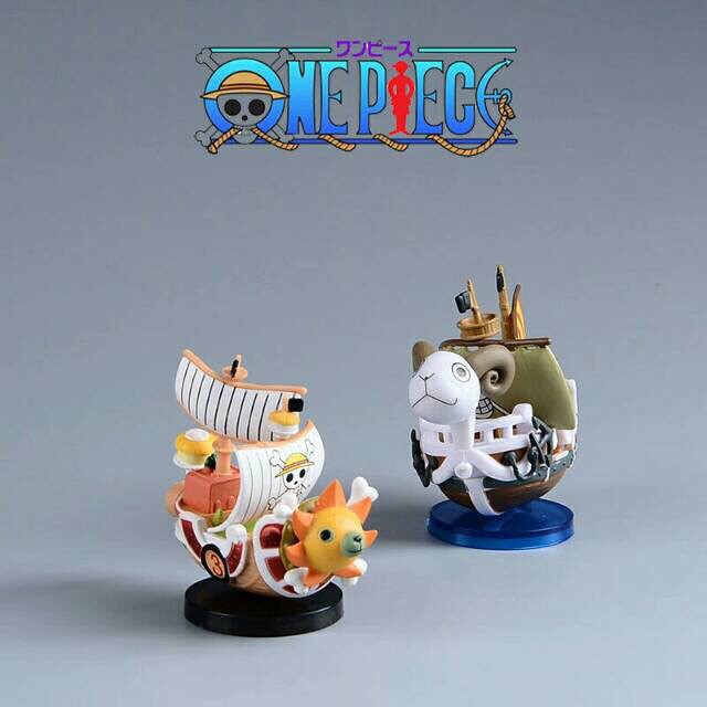 Miniatur Figure Kapal One Piece Luffy Topi Jerami Sunny go