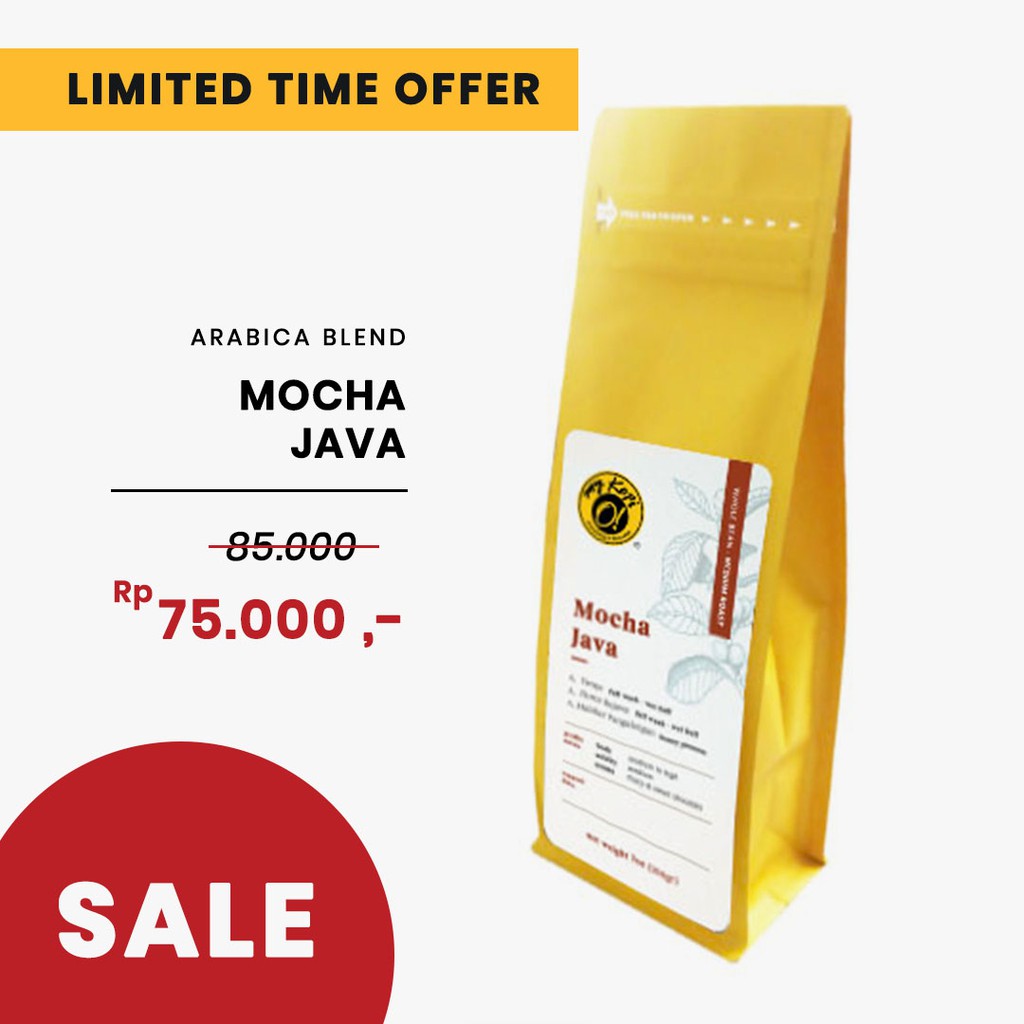 

My Kopi-O! Arabica Blend Coffee Bean 200gr : Mocha Java