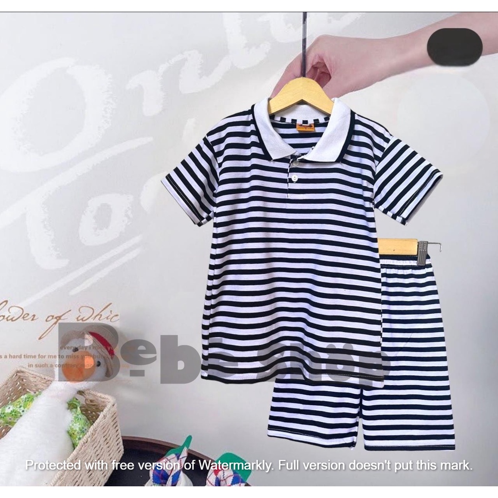 Dres anak motif salur usia1 sampai 6 tahun bahan katun//baju anak laki-laki//baju anak perempuan