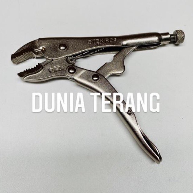 Tang Buaya TEKIRO Bengkok 7 in - Curved Locking Pliers 7'' - PL - LG0769