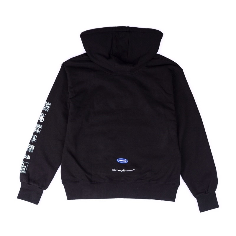 Kamengski - Tiang Listrik Black Hoodie