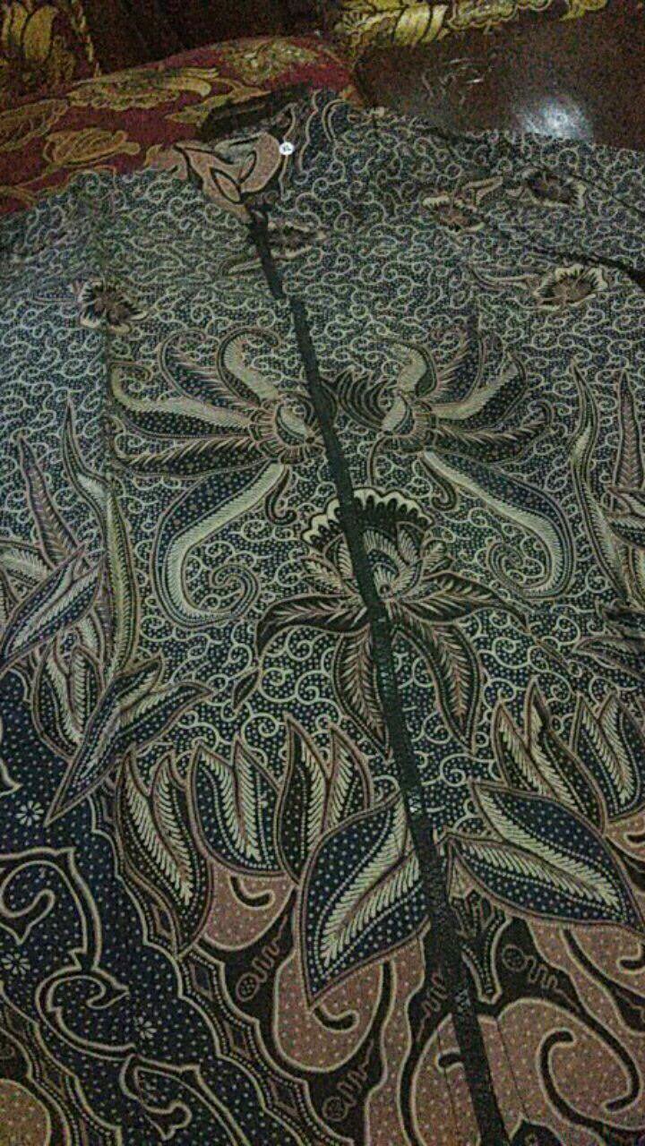 Cod - Tunik Batik Wanita Lawasan Coklat Kekinian M L Xl Xxl Jumbo