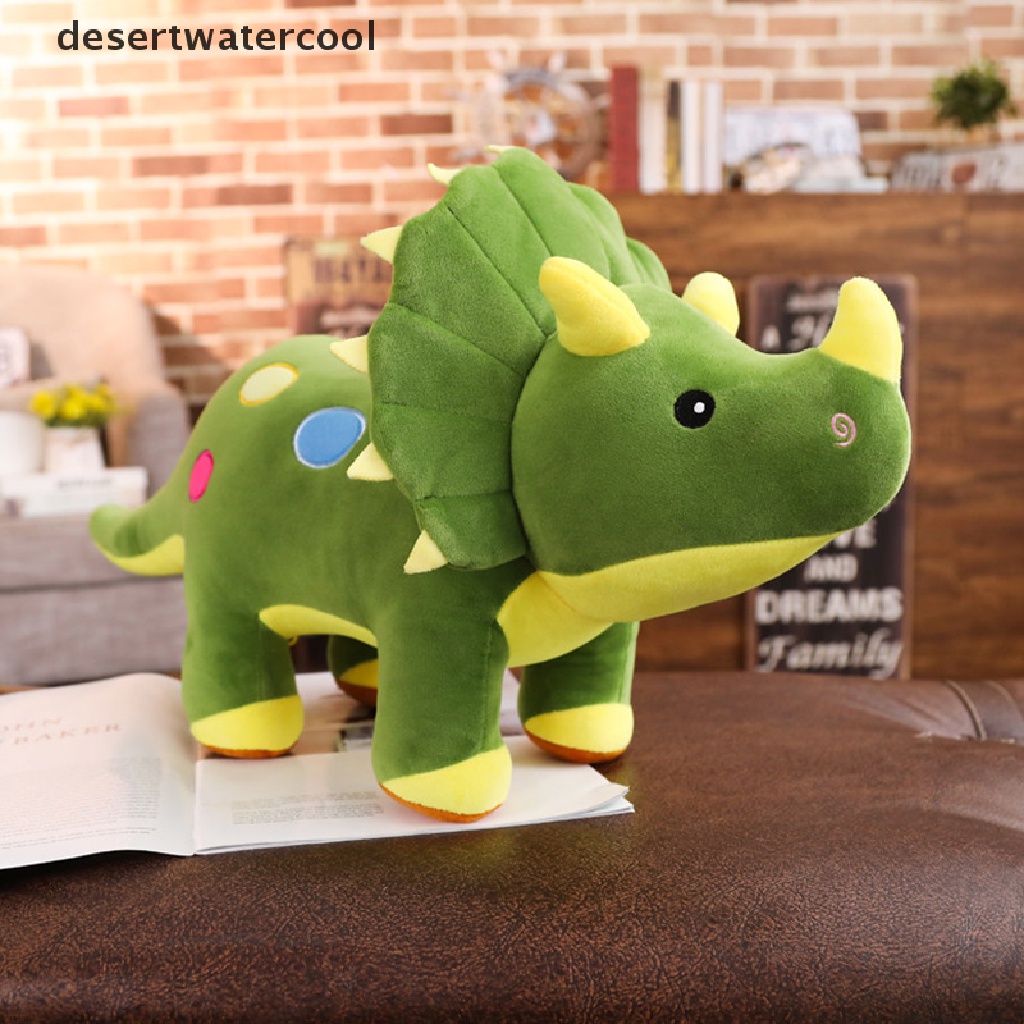 Deid Mainan Boneka Dinosaurus Triceratops Bahan Plush Ukuran 40cm Untuk Hadiah