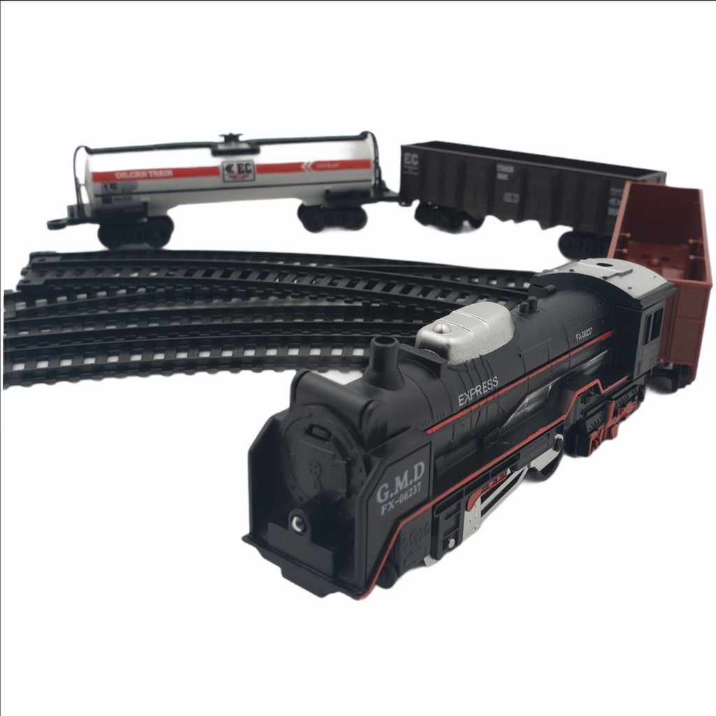 Toys Rail King Intelligent Classical Train Set TL01/Mainan Kereta Api/  Mainan kereta api berjalan