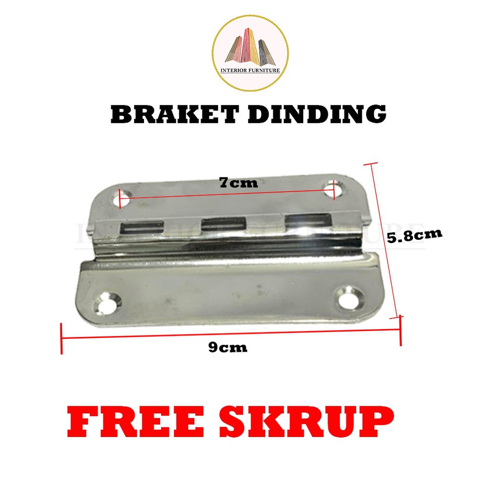 Wall Bracket | Single Bracket Tembok | Braket Tebal | Dudukan Briket Dudukan Tembok Dudukan Bracket