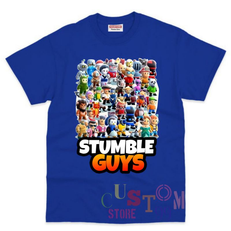 BAJU ANAK KAOS ANAK GAME STUMBLE GUYS TERBARU BAHAN PREMIUM